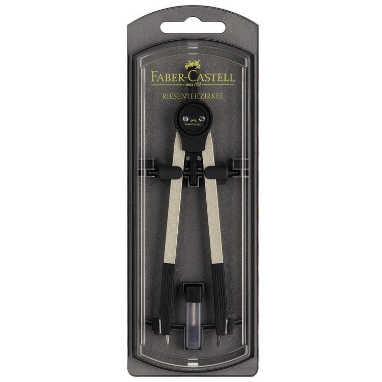 Produktbild: FABER-CASTELL Riesenteilzirkel Ultra S schwarz