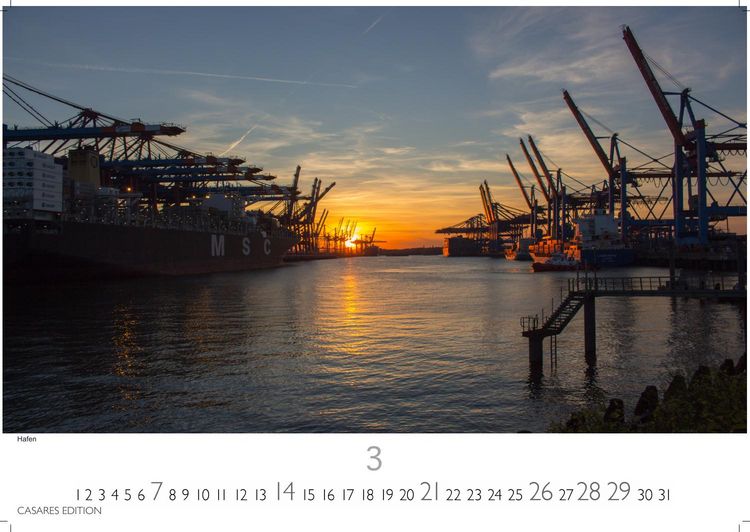 Produktbild: Hamburg Kalender 2027 &ndash; Wandkalender | Fotokalender Deutschland 35x24cm - mit 12 beeindruckenden Bildern mit stimmungsvollen Motiven von Hafen, Elbe, Speicherstadt und hanseatischem Flair