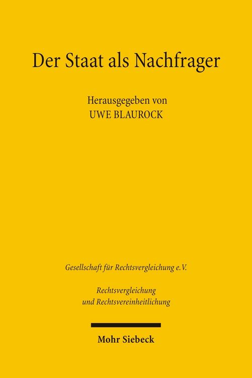 Produktbild: Der Staat als Nachfrager