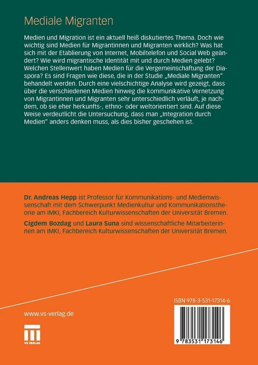 Produktbild: Mediale Migranten