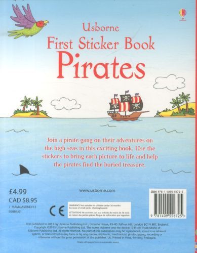 Produktbild: First Sticker Book Pirates
