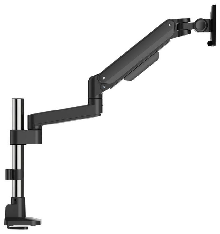 Produktbild: SpeaKa Professional SP-MM-1050 Monitor-Tischhalterung 1 Display(s) 38,1 cm (15") - 101,6 cm (40") Schwarz/Silber Neigbar, Schwenkbar