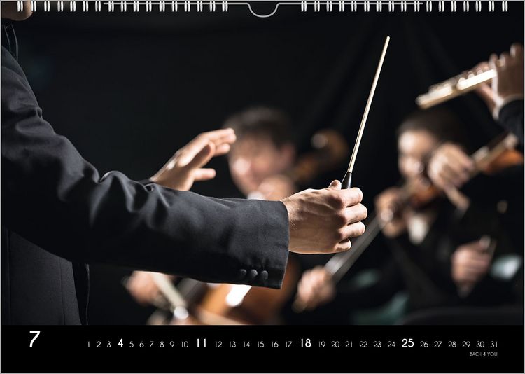 Produktbild: Der Kalender f&uuml;r Klassik-Musik-Freunde, ein Musik-Kalender, 2027, DIN A3