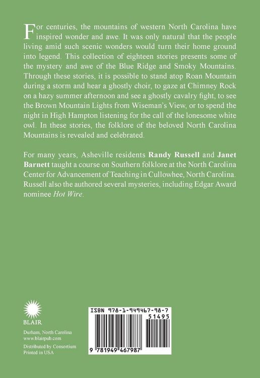 Produktbild: Mountain Ghost Stories and Curious Tales of Western North Carolina