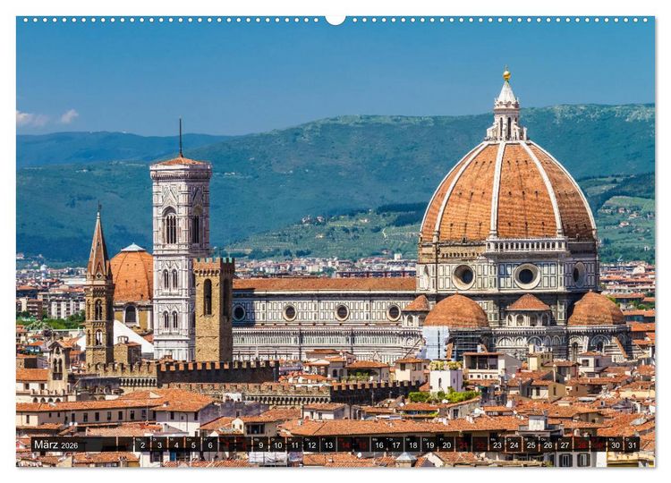 Produktbild: Impressionen aus FLORENZ (Wandkalender 2026 DIN A2 quer), CALVENDO Monatskalender