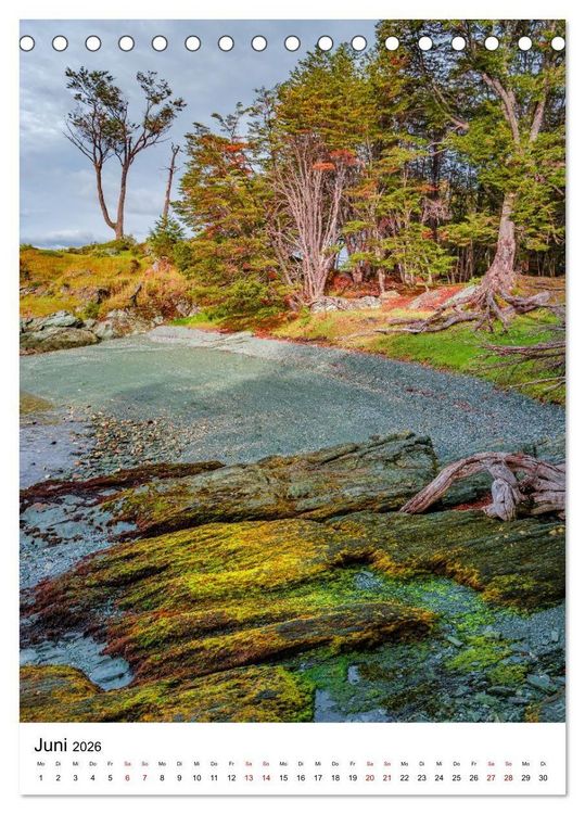 Produktbild: Patagonien, die sch&ouml;nsten Reiseziele: Wildnis am Rande der Welt (Tischkalender 2026 DIN A5 hoch), CALVENDO Monatskalender