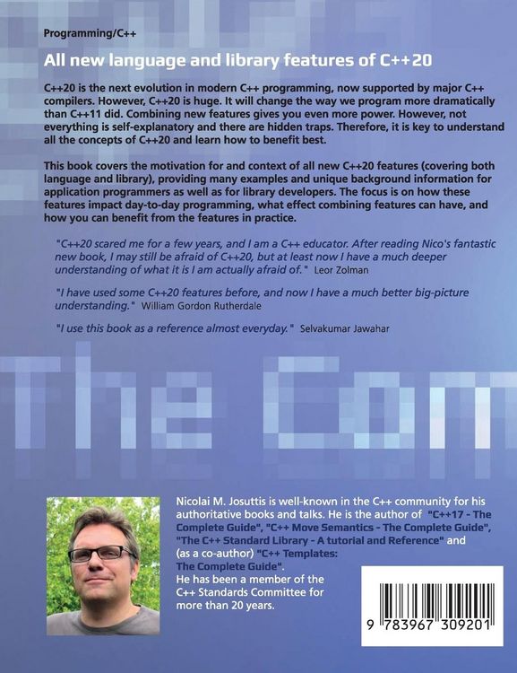 Produktbild: C++20 - The Complete Guide