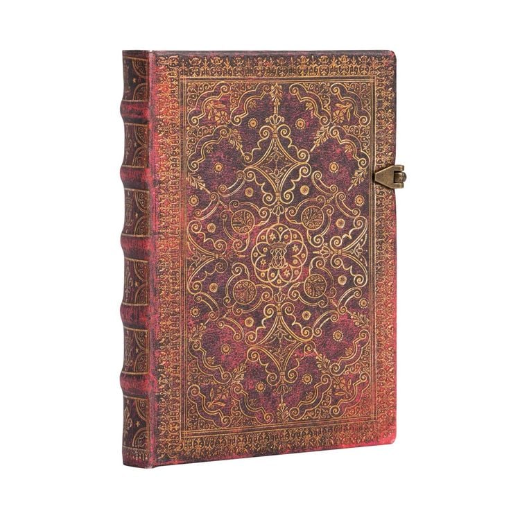 Produktbild: Hardcover Notizbuch Karmin, Midi, Liniert