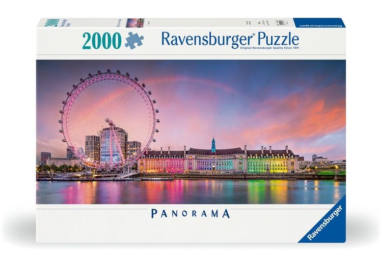 Produktbild: Erwachsenenpuzzle 2000 Teile Panorama - Kunterbuntes London