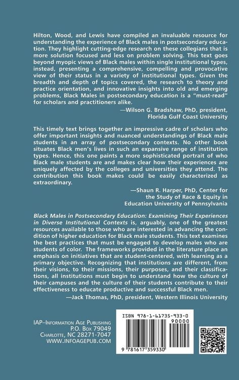 Produktbild: Black Males in Postsecondary Education