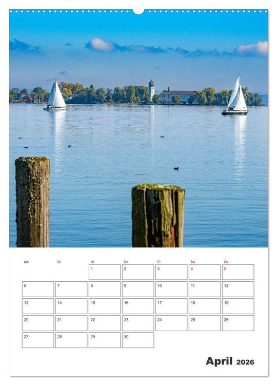 Produktbild: Urlaub in Oberbayern - zwischen Watzmann und Chiemsee (Wandkalender 2026 DIN A2 hoch), CALVENDO Monatskalender