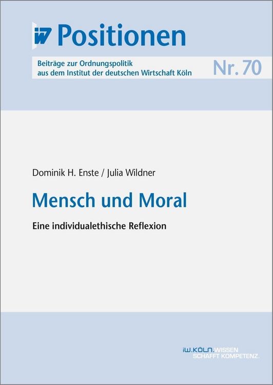 Produktbild: Mensch und Moral