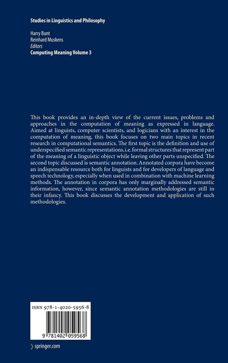 Produktbild: Computing Meaning