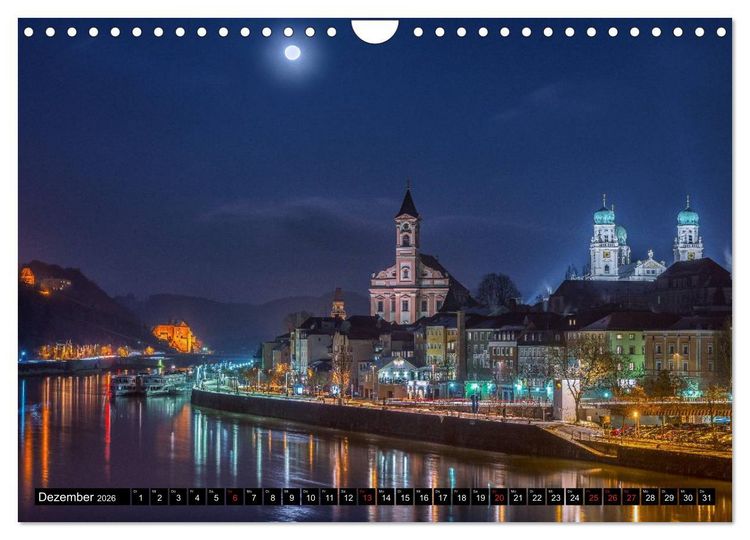 Produktbild: Passau, das Venedig Bayerns (Wandkalender 2026 DIN A4 quer), CALVENDO Monatskalender