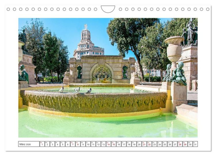 Produktbild: Barcelona - ein Traumreiseziel (Wandkalender 2026 DIN A4 quer), CALVENDO Monatskalender