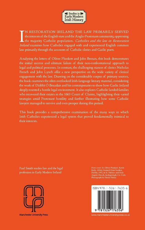 Produktbild: Catholics and the law in Restoration Ireland