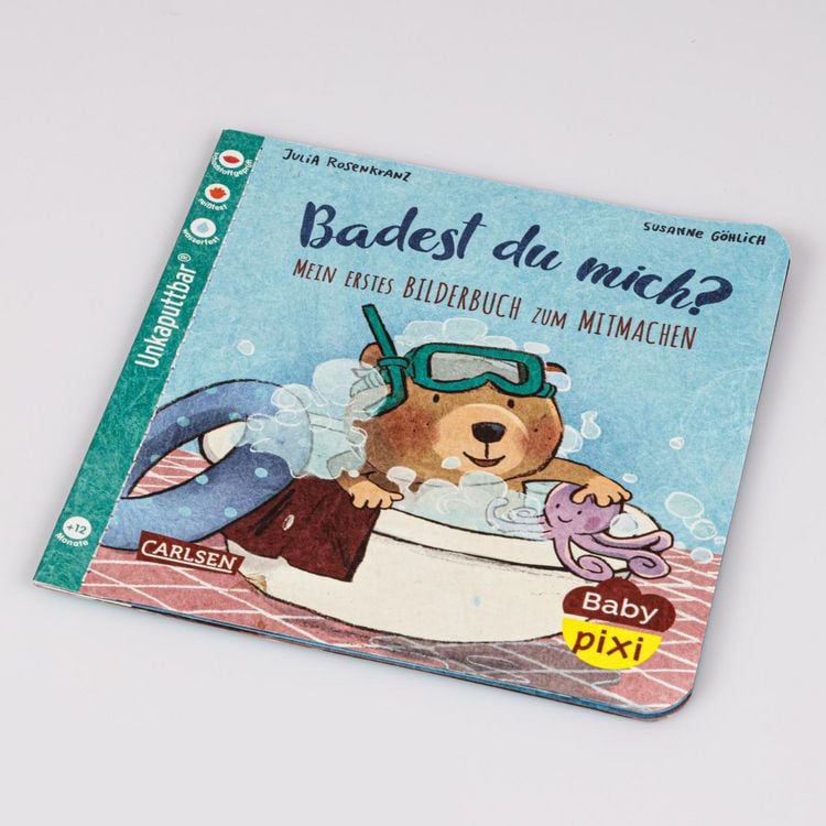 Produktbild: Baby Pixi (unkaputtbar) 85: Mein erstes Bilderbuch zum Mitmachen: Badest du mich?