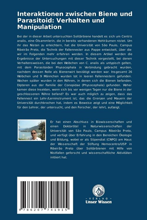 Produktbild: Interaktionen zwischen Biene und Parasitoid: Verhalten und Manipulation