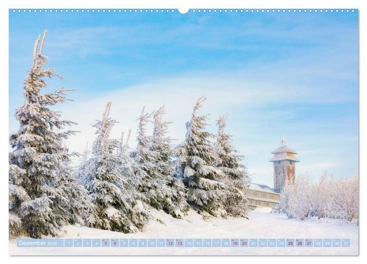 Produktbild: Vom Gebirge bis zum Meer, Alpen/Erzgebirge - Mitteldeutschland - K&uuml;ste (hochwertiger Premium Wandkalender 2026 DIN A2 quer), Kunstdruck in Hochglanz