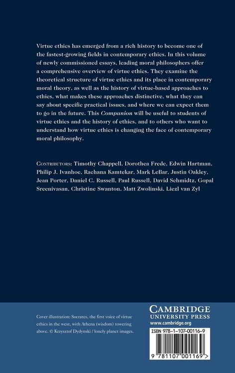 Produktbild: The Cambridge Companion to Virtue Ethics