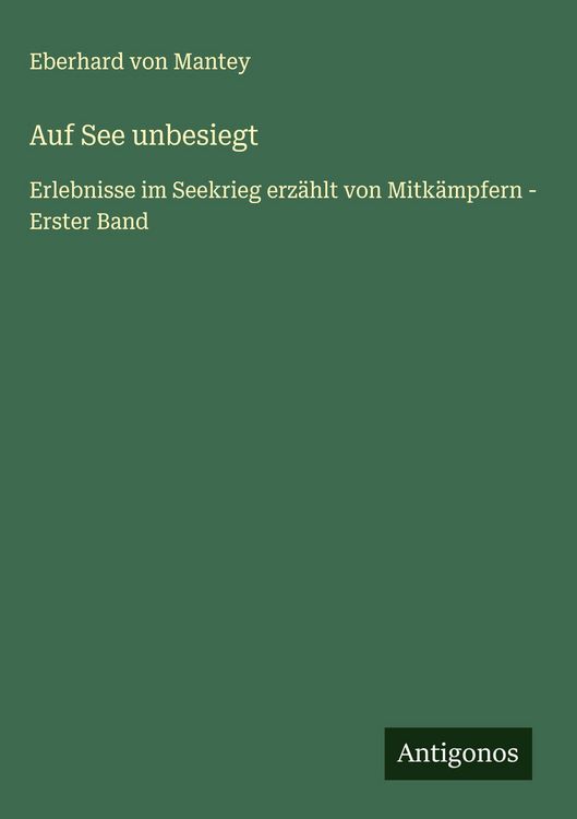 Produktbild: Auf See unbesiegt