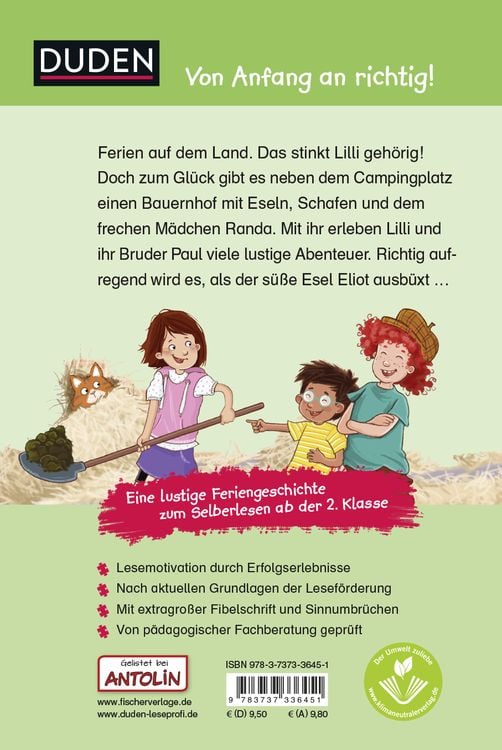 Produktbild: Duden Leseprofi &ndash; Schrecklich sch&ouml;ne Ferien, 2. Klasse