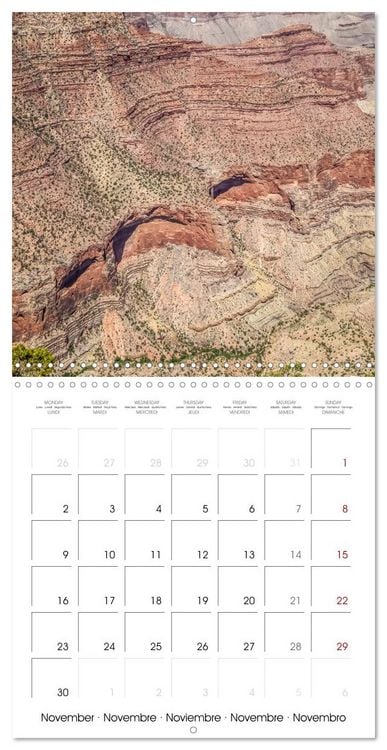 Produktbild: GRAND CANYON Magnificent views (Wall Calendar 2026 12 &times; 12 Inch) CALVENDO 12 Month Wall Calendar
