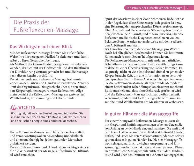 Produktbild: Reflexzonen-Massage