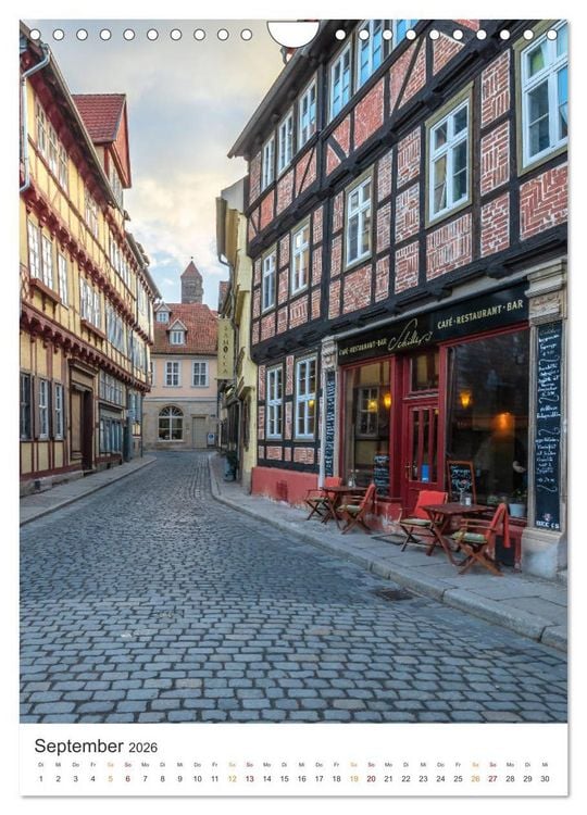 Produktbild: Altstadt Quedlinburg (Wandkalender 2026 DIN A4 hoch), CALVENDO Monatskalender