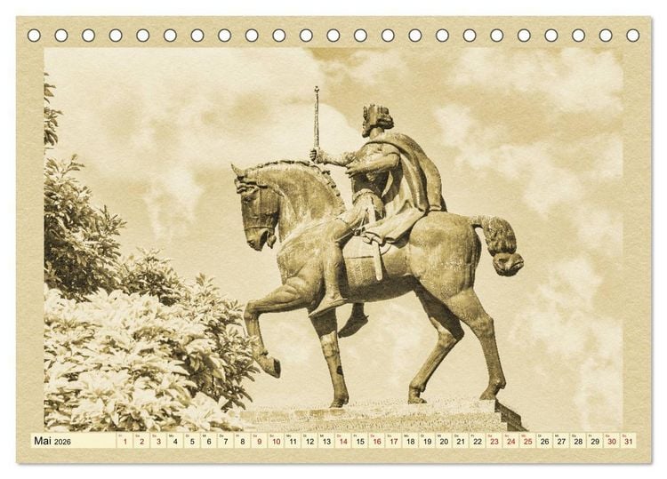 Produktbild: Zagreb &ndash; Ein Kalender im Zeitungsstil (Tischkalender 2026 DIN A5 quer), CALVENDO Monatskalender