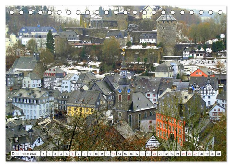 Produktbild: Traumhafte Eifel - In der Rureifel unterwegs (Tischkalender 2026 DIN A5 quer), CALVENDO Monatskalender