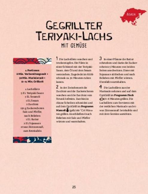 Produktbild: OPTImal International. OptiGrill Kochbuch