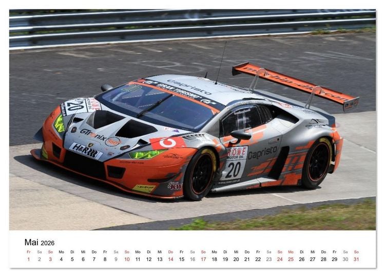 Produktbild: Motorsport aus Sant&rsquo;Agata (Wandkalender 2026 DIN A2 quer), CALVENDO Monatskalender