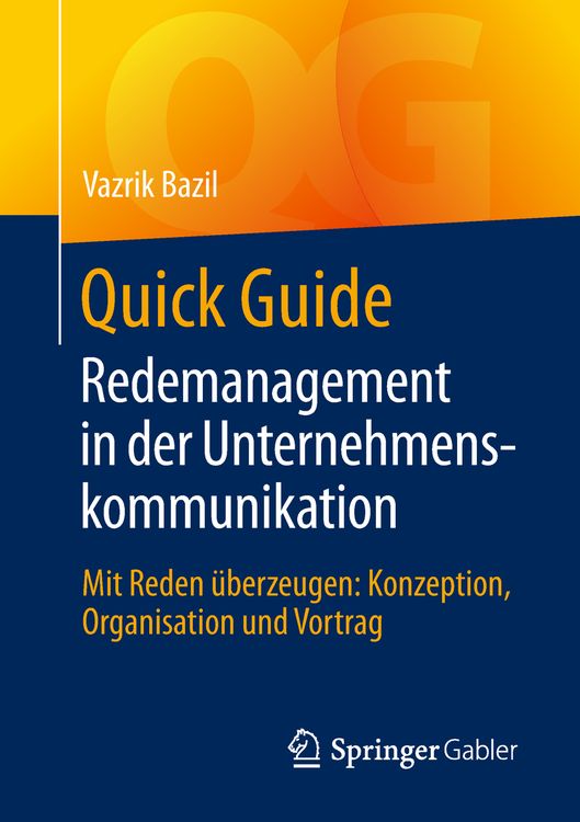 Produktbild: Quick Guide Redemanagement in der Unternehmenskommunikation