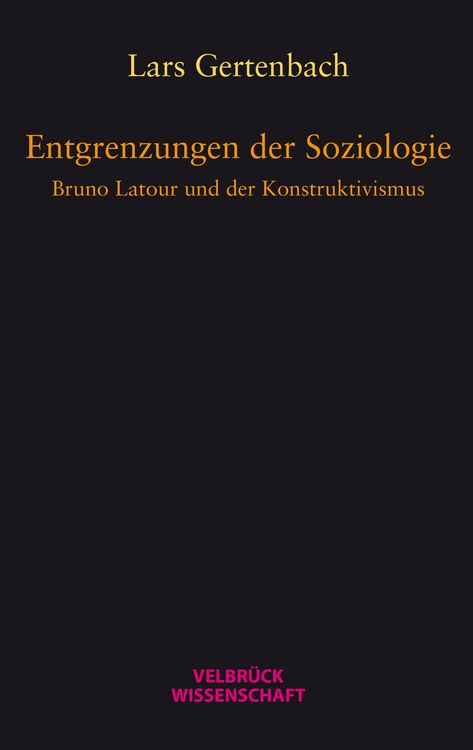 Produktbild: Entgrenzungen der Soziologie