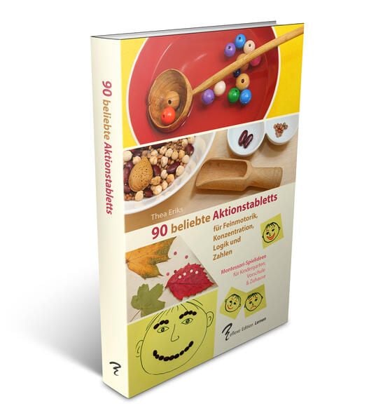 Produktbild: 90 beliebte Aktionstabletts. Montessori-Spielideen f&uuml;r Feinmotorik, Konzentration, Logik und Zahlen