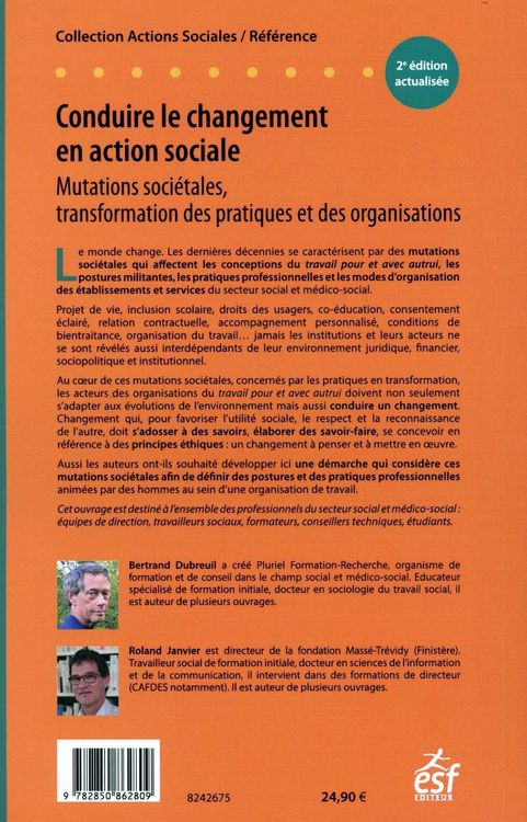 Produktbild: Conduire le changement en action sociale