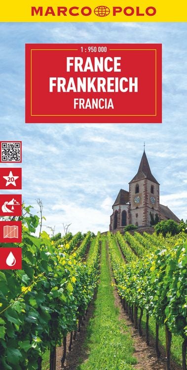 Produktbild: MARCO POLO Reisekarte Frankreich 1:950.000