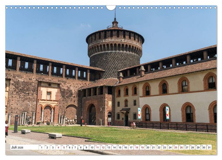 Produktbild: Italien - Mailand (Wandkalender 2026 DIN A3 quer), CALVENDO Monatskalender