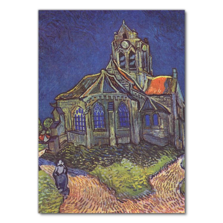 Produktbild: Lais Puzzle Vincent Willem van Gogh - Kirche von Auvers 1000 Teile