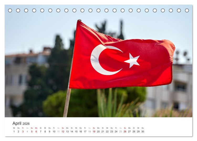 Produktbild: Urlaub in Kusadasi - Sonne, Strand und Kultur in der T&uuml;rkei (Tischkalender 2026 DIN A5 quer), CALVENDO Monatskalender