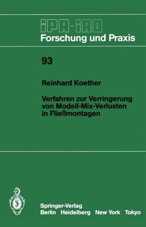 Produktbild: Verfahren zur Verringerung von Modell-Mix-Verlusten in Flie&szlig;montagen