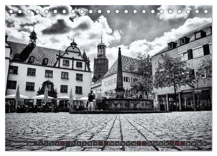 Produktbild: Ein Blick auf Darmstadt (Tischkalender 2026 DIN A5 quer), CALVENDO Monatskalender