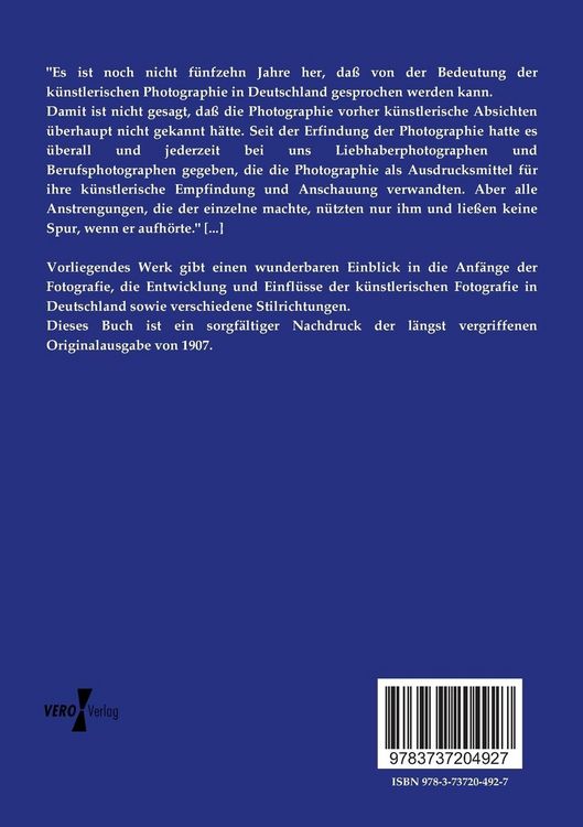 Produktbild: K&uuml;nstlerische Photographie