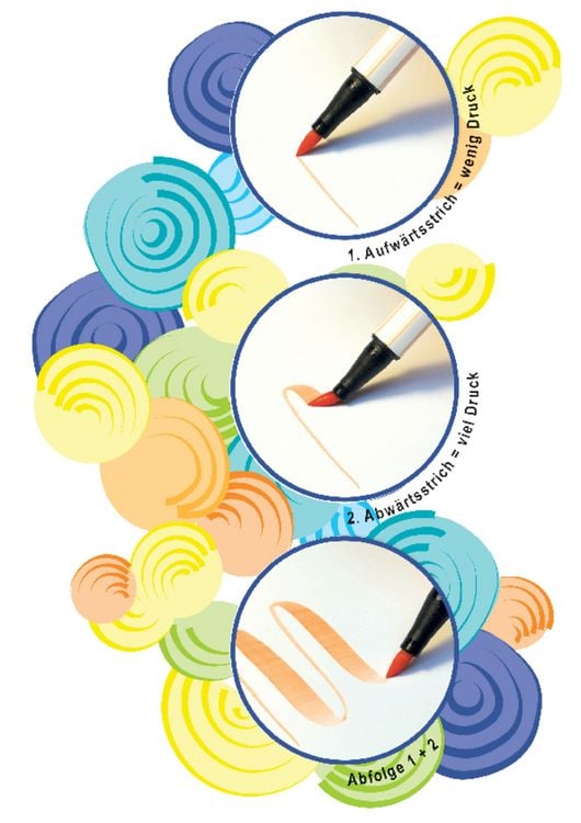 Produktbild: STABILO Premium-Filzstift mit Pinselspitze f&uuml;r variable Strichst&auml;rken -   Pen 68 brush - Einzelstift - mittelgrau