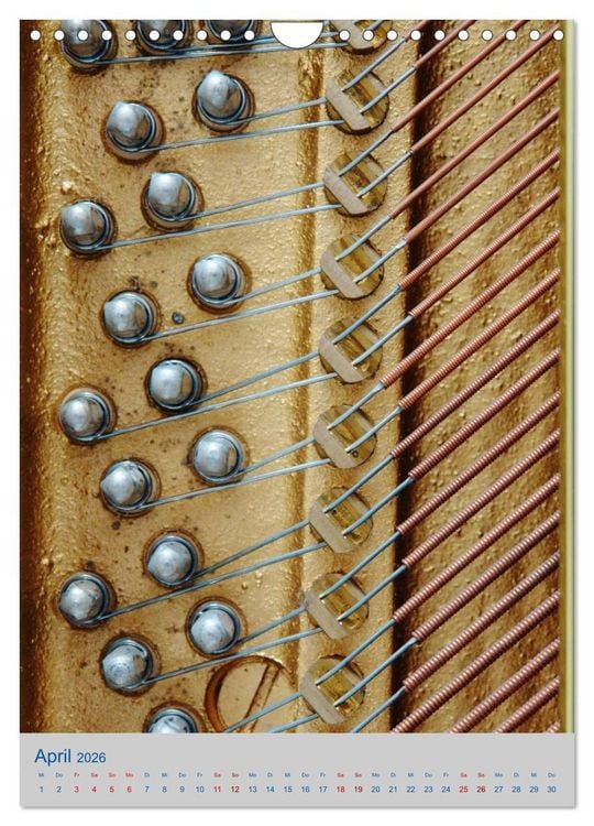 Produktbild: Instrumente - Musikalisch durch das Jahr (Wandkalender 2026 DIN A4 hoch), CALVENDO Monatskalender