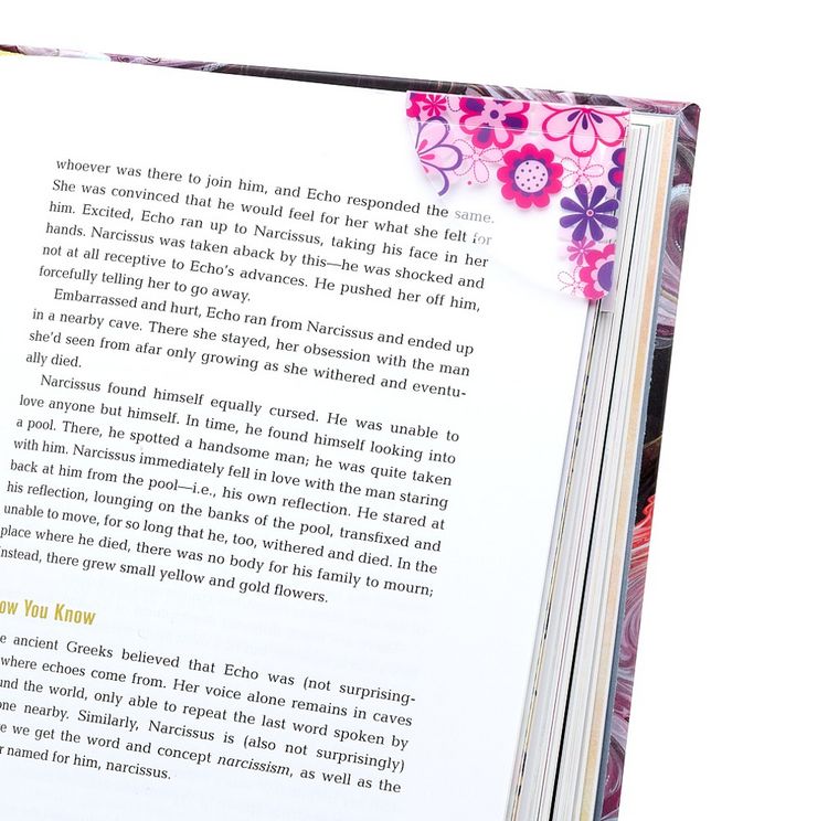 Produktbild: Easymark Pink Flowers - Dein smartes Magnet-Lesezeichen