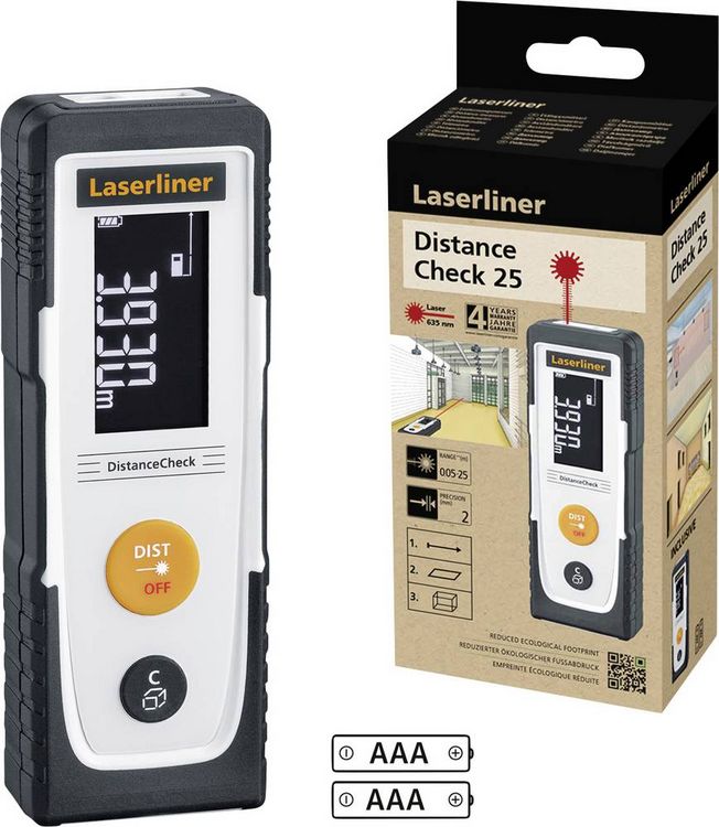 Produktbild: Laserliner DistanceCheck Laser-Entfernungsmesser 25m