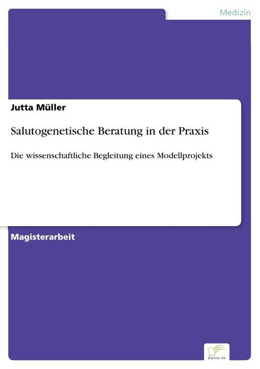 Produktbild: Salutogenetische Beratung in der Praxis