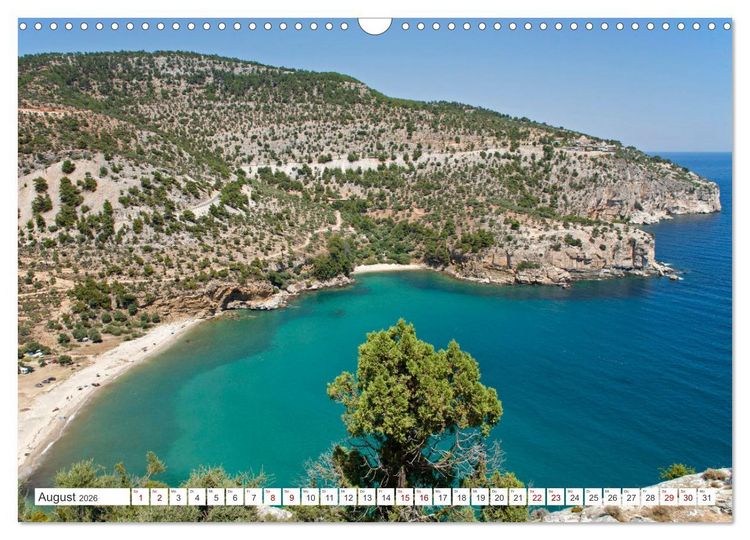 Produktbild: Thassos - Insel im Thrakischen Meer (Wandkalender 2026 DIN A3 quer), CALVENDO Monatskalender